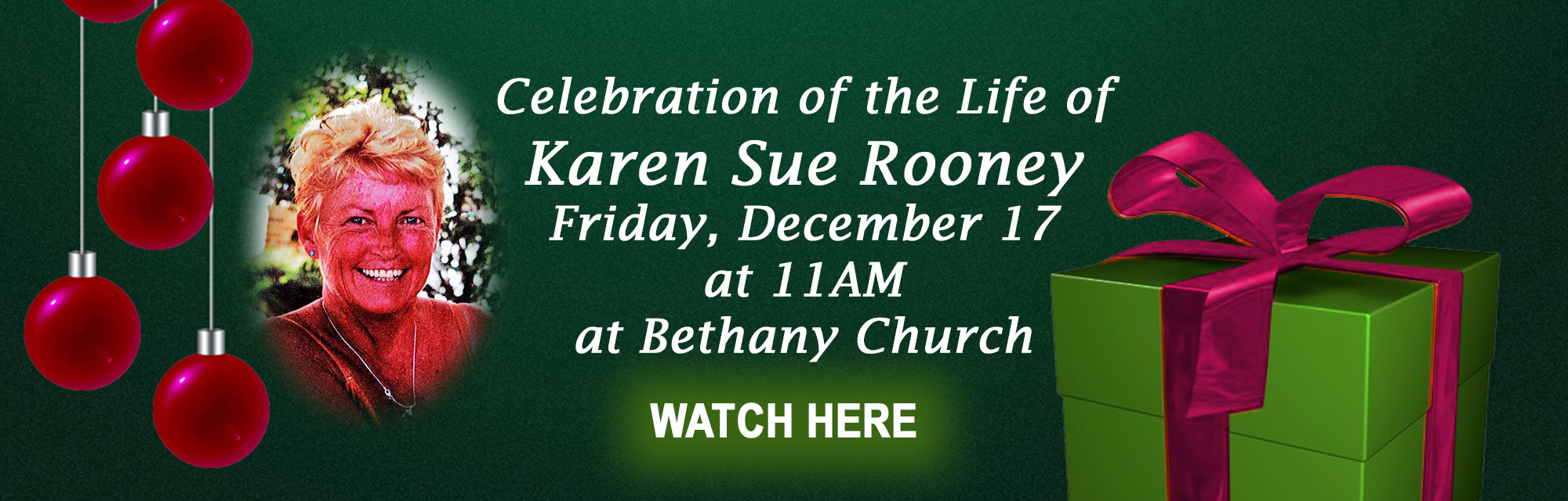 Karen Rooney Memorial Service
