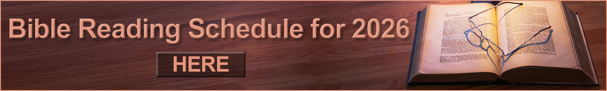Bible Reading Schedule 2026