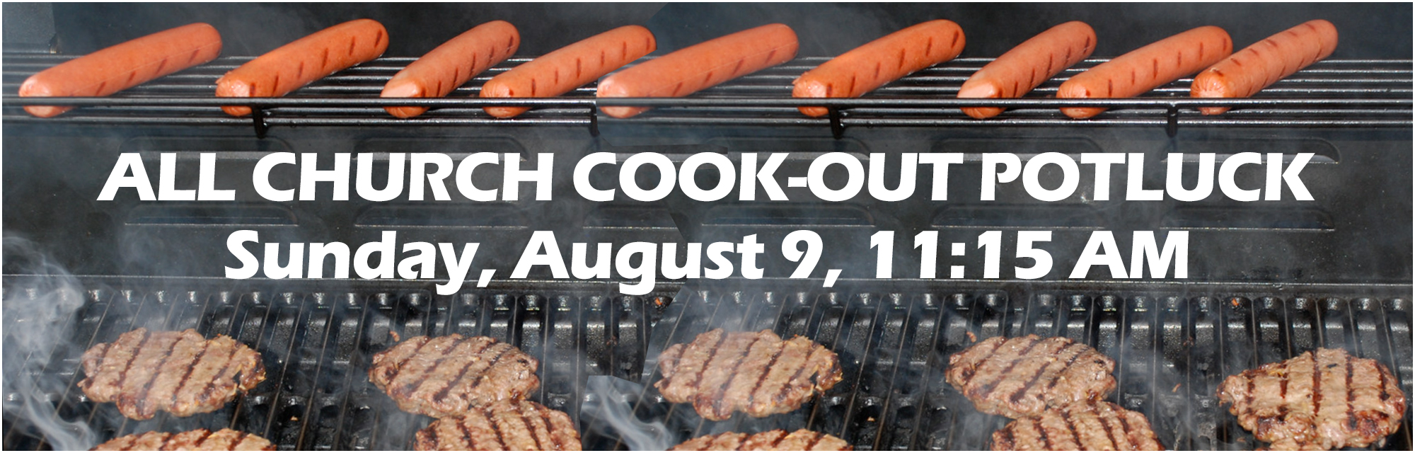 Hot Dogs and Burgers Cook-Out Potluck