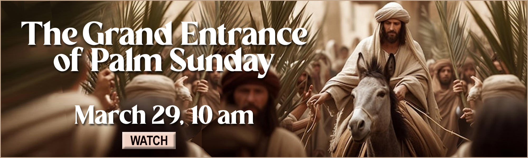 Palm Sunday 2026