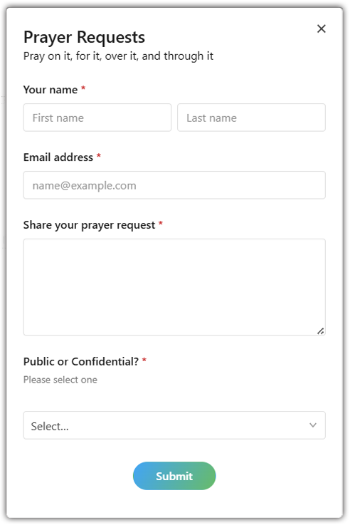 Prayer Request